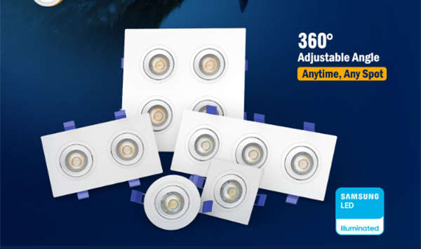 TRIAC Dimming Spotlights – Create the right ambience with our Eagle Eye series spotlights!