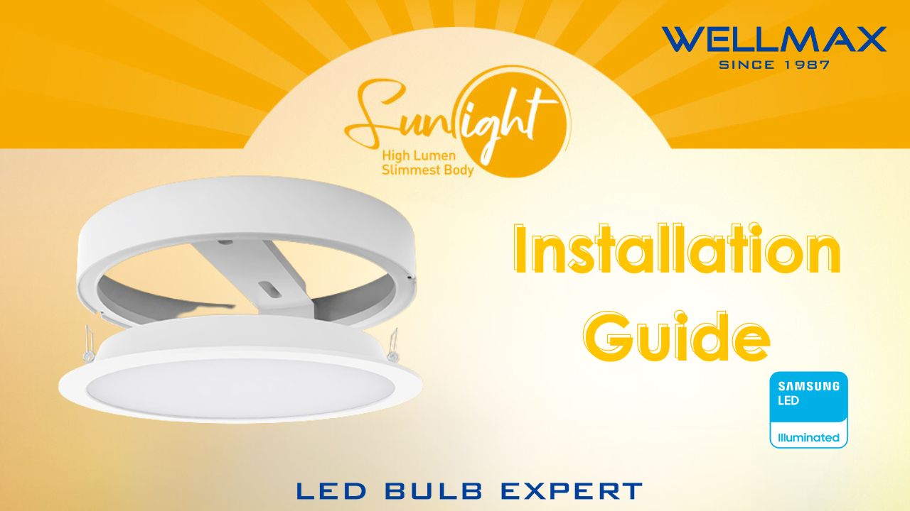 Sunlight Series DOB Downlight: Easy Installation in just 4 Steps!
