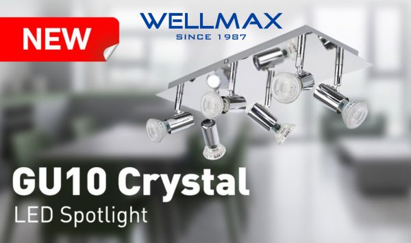 Introducing the GU10 Crystal LED Spotlight — Elegance Meets Efficiency✅