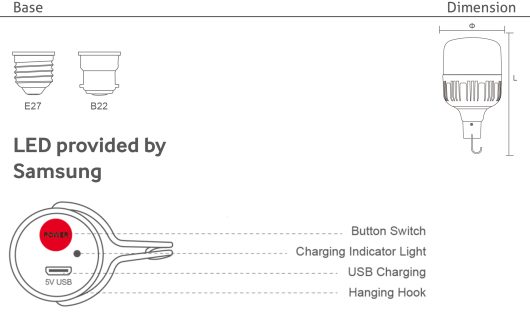 USB-T泡尺寸图