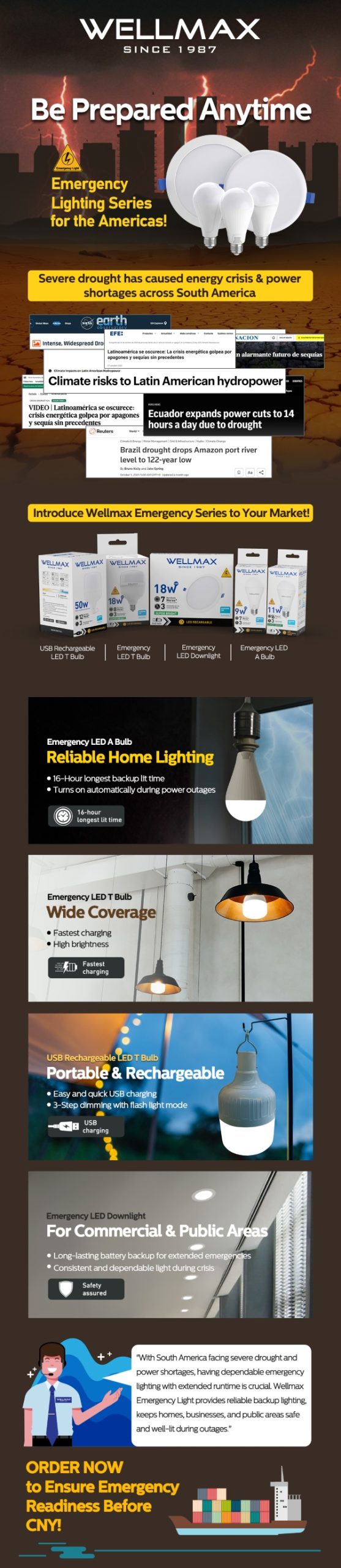 Emergency Lighting Series for the Americas