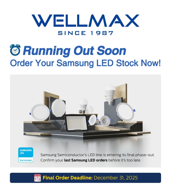 Order Samsung LED Stock