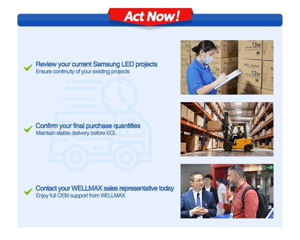 Order Samsung LED Stock