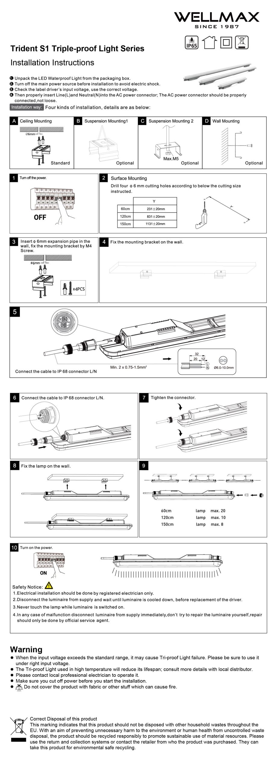 Trident Installation Instructions
