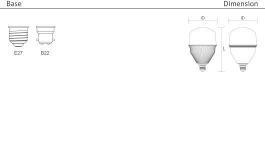 BrightShell IP65 T Bulb Description